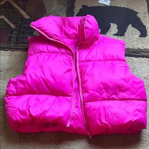 Aeropostale Fuchsia Puffer Vest for Kids